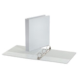 Universal® Economy Round Ring View Binder, 3 Rings, 1.5" Capacity, 11 x 8.5, White (UNV20972) Each