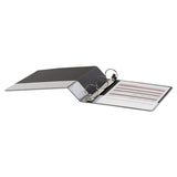 Universal® Economy Round Ring View Binder, 3 Rings, 2" Capacity, 11 x 8.5, Black (UNV20981) Each
