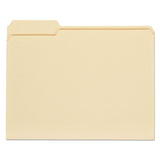 Universal® Top Tab File Folders, 1/3-Cut Tabs: Assorted, Letter Size, 0.75" Expansion, Manila, 100/Box (UNV12113) Box of 100