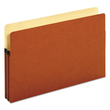 Universal® Redrope Expanding File Pockets, 1.75" Expansion, Legal Size, Redrope, 25/Box (UNV15242) Pack of 25