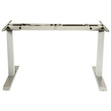 Alera® AdaptivErgo Sit-Stand Two-Stage Electric Height-Adjustable Table Base, 48.06" x 24.35" x 27.5" to 47.2", Gray (ALEHT2SSG) Each