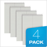 TOPS™ Prism Steno Pads, Gregg Rule, Gray Cover, 80 Gray 6 x 9 Sheets, 4/Pack (TOP80274) Pack of 4