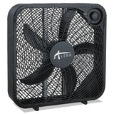 Alera® 3-Speed Box Fan, Black (ALEFANBX20B) Each