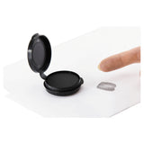 SICURIX® Fingerprint Ink Pad, 1.5" Diameter, Black (BAU38010) Each