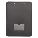 Mobile OPS® Unbreakable Recycled Clipboard, 0.5" Clip Capacity, Holds 8.5 x 11 Sheets, Black (BAU61624) Each