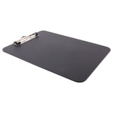 Mobile OPS® Unbreakable Recycled Clipboard, 0.5" Clip Capacity, Holds 8.5 x 11 Sheets, Black (BAU61624) Each
