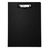 Mobile OPS® Portfolio Clipboard with Low-Profile Clip, Portrait Orientation, 0.5" Clip Capacity, Holds 8.5 x 11 Sheets, Black (BAU61634) Each