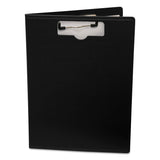 Mobile OPS® Portfolio Clipboard with Low-Profile Clip, Portrait Orientation, 0.5" Clip Capacity, Holds 8.5 x 11 Sheets, Black (BAU61634) Each