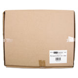 SICURIX® Flat Lanyard, Metal Hook Fastener, 36", Nylon, Black, 100/Pack (BAU65619) Box of 100