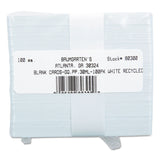 SICURIX® SICURIX Blank ID Card, 2 1/8 x 3 3/8, White, 100/Pack (BAU80300) Pack of 100