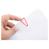 Baumgartens® Plastiklips Paper Clips, Large, Smooth, Assorted Colors, 200/Box (BAULP0600) Box of 200