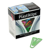 Baumgartens® Plastiklips Paper Clips, Extra Large, Smooth, Assorted Colors, 50/Box (BAULP1700) Box of 50