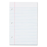 TOPS™ Filler Paper, 3-Hole, 5.5 x 8.5, Medium/College Rule, 100/Pack (TOP62304) Pack of 100