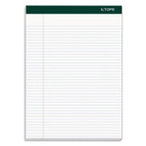 TOPS™ Double Docket Ruled Pads, Narrow Rule, 100 White 8.5 x 11.75 Sheets, 4/Pack (TOP99612) Pack of 4
