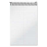 TOPS™ Docket Gold Steno Pads, Gregg Rule, Frosted White Cover, 100 White (Heavyweight 20 lb Bond) 6 x 9 Sheets (TOP99708) Each