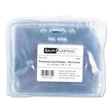 SICURIX® Sicurix Proximity Badge Holder, Horizontal, 4w x 3h, Clear, 50/Pack (BAU47810) Pack of 50