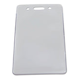 SICURIX® Sicurix Proximity Badge Holder, Vertical, 2 1/2w x 4 1/2h, Clear, 50/Pack (BAU47820) Pack of 50