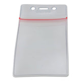SICURIX® Sealable Cardholder, Vertical, 2.62 x 3.75, Clear, 50/Pack (BAU47840) Pack of 50