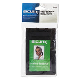 SICURIX® Sicurix ID Neck Pouch, Vertical, 3 x 4 3/4, Black (BAU55120) Each
