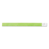 SICURIX® Security Wristbands, Sequentially Numbered, 10" x 0.75", Green, 100/Pack (BAU85060) Pack of 100