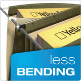 Pendaflex® SureHook Hanging Pocket File, Letter Size, 1/5-Cut Tabs, Standard Green, 4/Pack (PFX09217) Pack of 4