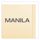 Pendaflex® Manila Laminated Spine Shelf File Folders, Straight Tabs, Letter Size, Manila, 100/Box (PFX11035) Box of 100