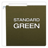 Pendaflex® Standard Green Hanging Folders, Legal Size, 1/3-Cut Tabs, Standard Green, 25/Box (PFX81621) Box of 25