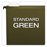 Pendaflex® SureHook Hanging Folders, Legal Size, 1/5-Cut Tabs, Standard Green, 20/Box (PFX615315) Box of 20