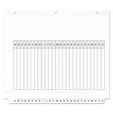 Avery® Customizable TOC Ready Index Black and White Dividers, 26-Tab, A to Z, 11 x 9.25, 1 Set (AVE11166) Each