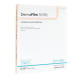 DermaFilm® Thin Hydrocolloid Dressing Film Backing 6 X 6 Inch Square Hydrocolloid / Film (861134_EA) 1/EA