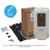 Georgia Pacific® Professional Pacific Blue Ultra Soap/Sanitizer Dispenser, 1,200 mL, White (GPC53058) Each