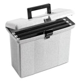 Pendaflex® Portable File Boxes, Letter Files, 14.88" x 6.5" x 11.88", Granite (PFX41737) Each
