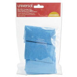 Universal® Microfiber Cleaning Cloth, 12 x 12, Blue, 3/Pack (UNV43664) Pack of 3