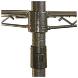 Alera® Wire Shelving Starter Kit, Four-Shelf, 36w x 18d x 72h, Black Anthracite (ALESW503618BA) Each