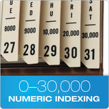 Pendaflex® General Purpose Indexed Sorter, 31 Dividers, Alpha/Numeric/Month/Date/Day Index, Letter Size, Brown Frame (PFX40652) Each