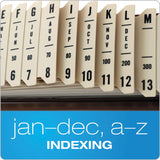 Pendaflex® General Purpose Indexed Sorter, 31 Dividers, Alpha/Numeric/Month/Date/Day Index, Letter Size, Brown Frame (PFX40652) Each