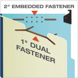 Pendaflex® Hanging Classification Folders with Dividers, Legal Size, 2 Dividers, 2/5-Cut Exterior Tabs, Blue (PFX59352) Each