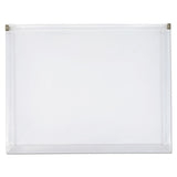 Pendaflex® Poly Zip Envelope, Zipper Closure, 10 x 13, Clear, 5/Pack (PFX84190) Pack of 5
