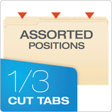 Pendaflex® Manila Fastener Folders, 1/3-Cut Tabs, 1 Fastener, Legal Size, Manila Exterior, 50/Box (PFXFM310) Each