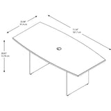 Bush Business Furniture Conference Tables, Boat, 35.98w x 71.53d x 28.7h, Mocha Cherry (BSH99TB7236MR) Each