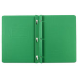 Oxford™ Title Panel and Border Front Report Cover, Three-Prong Fastener, 0.5" Capacity, 8.5 x 11, Light Green/Light Green, 25/Box (OXF52503) 1 Pack of 25