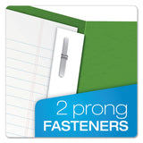 Oxford™ Twin-Pocket Folders with 3 Fasteners, 0.5" Capacity, 11 x 8.5, Green, 25/Box (OXF57703) 1 Pack of 25