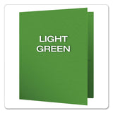 Oxford™ Twin-Pocket Folders with 3 Fasteners, 0.5" Capacity, 11 x 8.5, Green, 25/Box (OXF57703) 1 Pack of 25