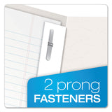 Oxford™ Twin-Pocket Folders with 3 Fasteners, 0.5" Capacity, 11 x 8.5, White, 25/Box (OXF57704) 1 Pack of 25