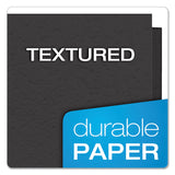 Oxford™ Twin-Pocket Folders with 3 Fasteners, 0.5" Capacity, 11 x 8.5, Black 25/Box (OXF57706) 1 Pack of 25