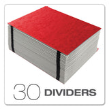 Pendaflex® Expanding Desk File, 31 Dividers, Date Index, Letter Size, Red Cover (PFX11014) Each