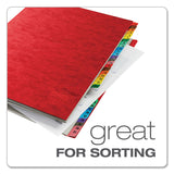 Pendaflex® Expanding Desk File, 31 Dividers, Date Index, Letter Size, Red Cover (PFX11014) Each