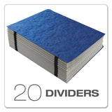 Pendaflex® Expanding Desk File, 23 Dividers, Alpha Index, Letter Size, Blue Cover (PFX11015) Each