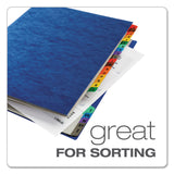 Pendaflex® Expanding Desk File, 23 Dividers, Alpha Index, Letter Size, Blue Cover (PFX11015) Each