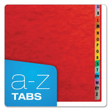 Pendaflex® Expanding Desk File, 23 Dividers, Alpha Index, Letter Size, Red Cover (PFX11017) Each